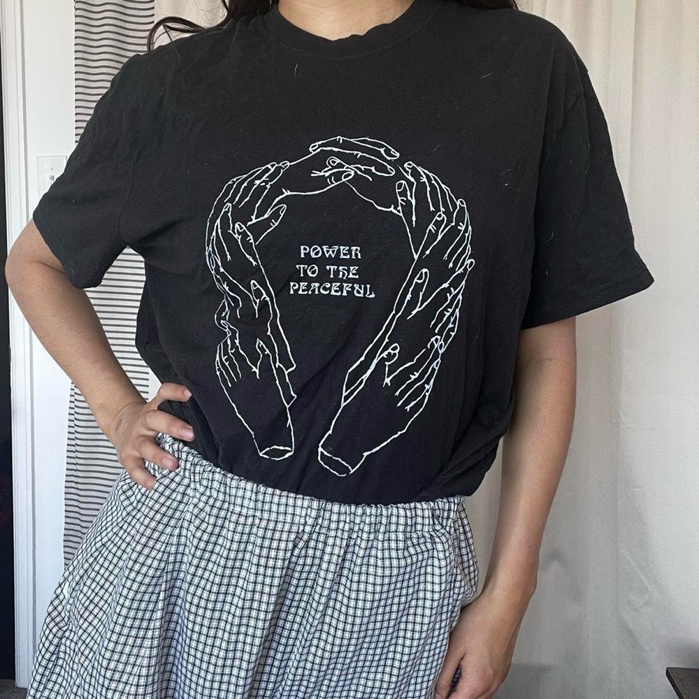 ☀️Handmade Screenprinted tee ☀️ - Picture 3 of 4